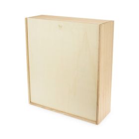 3-Bottle Wood Wine Box by Twine®