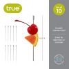 Stainless Steel Cocktail Picks, Set of 10 by True