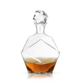 Seneca Faceted Crystal Liquor Decanter Viski®