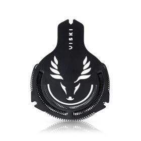 Titanium Staghead Strainer in Black Viski®