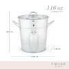 Galvanized Metal Ice Bucket by Twine®