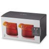 Aurora Cocktail Tumblers in Amber Viski®