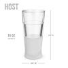 Glass FREEZE™ Beer Glass (set of two) by HOST®