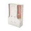 Rose Crystal Champagne Flute Set by Twine®