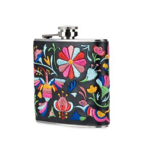 Embroidered Flask Blush®