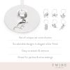 Silver Cat Wine Charms by Twine®