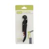 Truetap™: Double-Hinged Corkscrew in Matte Black with Red Wo