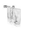 Marble 6oz Stainless Steel Flask