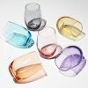 Color Stemless Wine Glass set of  6 by True