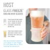 Glass FREEZE™ Beer Glass (set of two) by HOST®