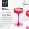Reserve Nouveau Crystal Coupes in Berry Viski®