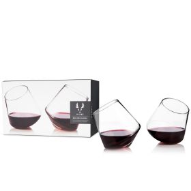 Rolling Crystal Wine Glasses Viski®