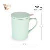 Annette™ Souk Mint Ceramic Tea Mug & Infuser by Pinky Up®