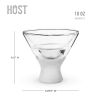 Glass FREEZE™ Martini Glass by HOST®  (set of two)