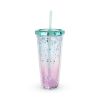 Mermaid Glitter 24 Oz Drink Tumbler Blush®