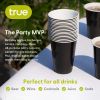16 oz Black Party Cups, 50 pack by True