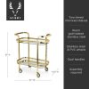 Gold Bar Cart by Viski®