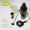Gunmetal Black Barware Set by True®