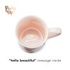 Annette™ Hello Beautiful Ceramic Tea Mug & Infuser by Pinky