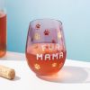 Fur Mama 20 oz Stemless Wine Glass Blush®