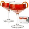 Admiral Crystal Coupe Glasses Viski®