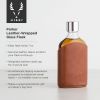 Admiral Parker Leather-Wrapped Glass Flask Viski®