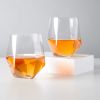 Seneca Crystal Faceted Glasses Viski®
