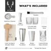 17-Piece Stainless Steel Barware Set in Silver Viski®