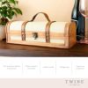 1-Bottle Vintage Striped Trunk Wine Box by Twine®