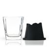 2-piece Glacier Mountain Ice Mold with Glass Set Viski®