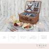 Newport Wicker Picnic Basket by Twine®