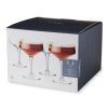 Raye Angled Crystal Coupe Glasses Viski®