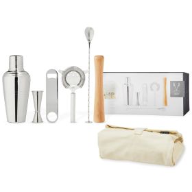 Stainless Steel Travel Barware Set in Silver Viski®