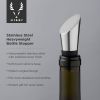 Harrison Heavyweight Bottle Stopper in Silver Viski®