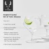 Angled Crystal Gin & Tonic Glasses by Viski®