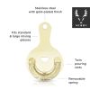 Belmont Hawthorne Strainer in Gold Viski®