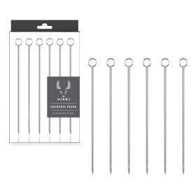 Harrison Cocktail Picks in Stainless Steel Viski®