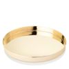 Belmont Round Serving Tray in Gold Viski®