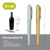 Wine Pens, Set of 2 for Bottles & Glasses by True