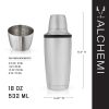 Alchemi Vacuum Insulated Cocktail Shaker in Brushed Steel Vi