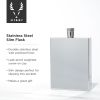 Harrison Slim Flask in Stainless Steel Viski®