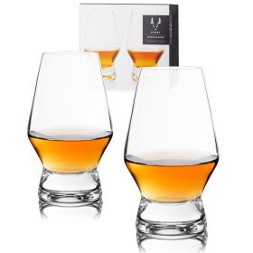 Raye Crystal Footed Scotch Glasses Viski®