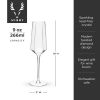 Seneca Crystal Champagne Flutes Viski®